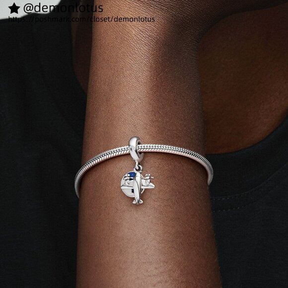 Pandora Propeller Plane Dangle Charm - Picture 5 of 6